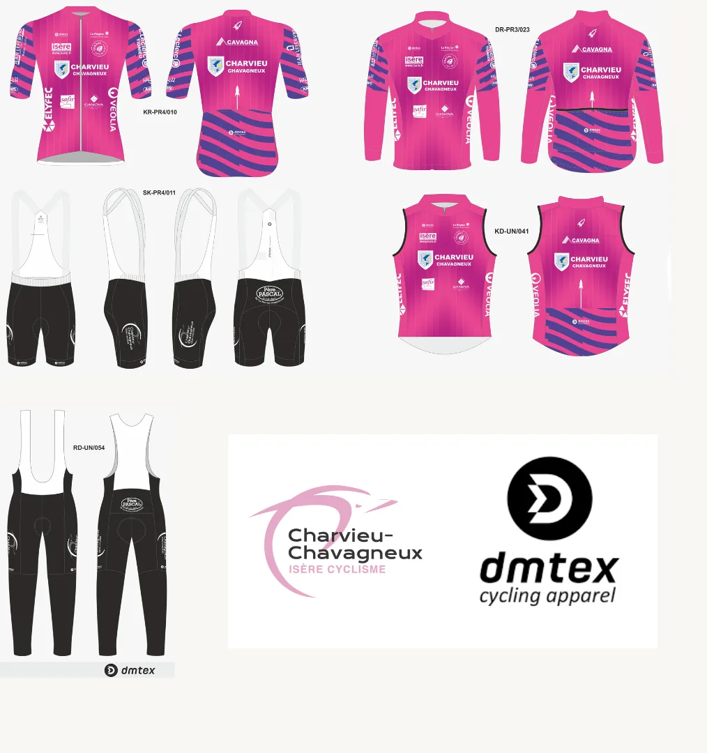 La gamme des tenues du CCIC par dmtex